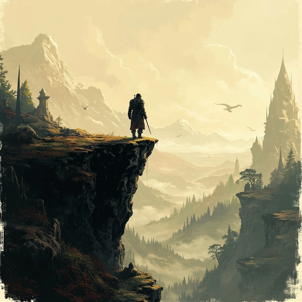 Key art for a flagship dark fantasy RPG hub