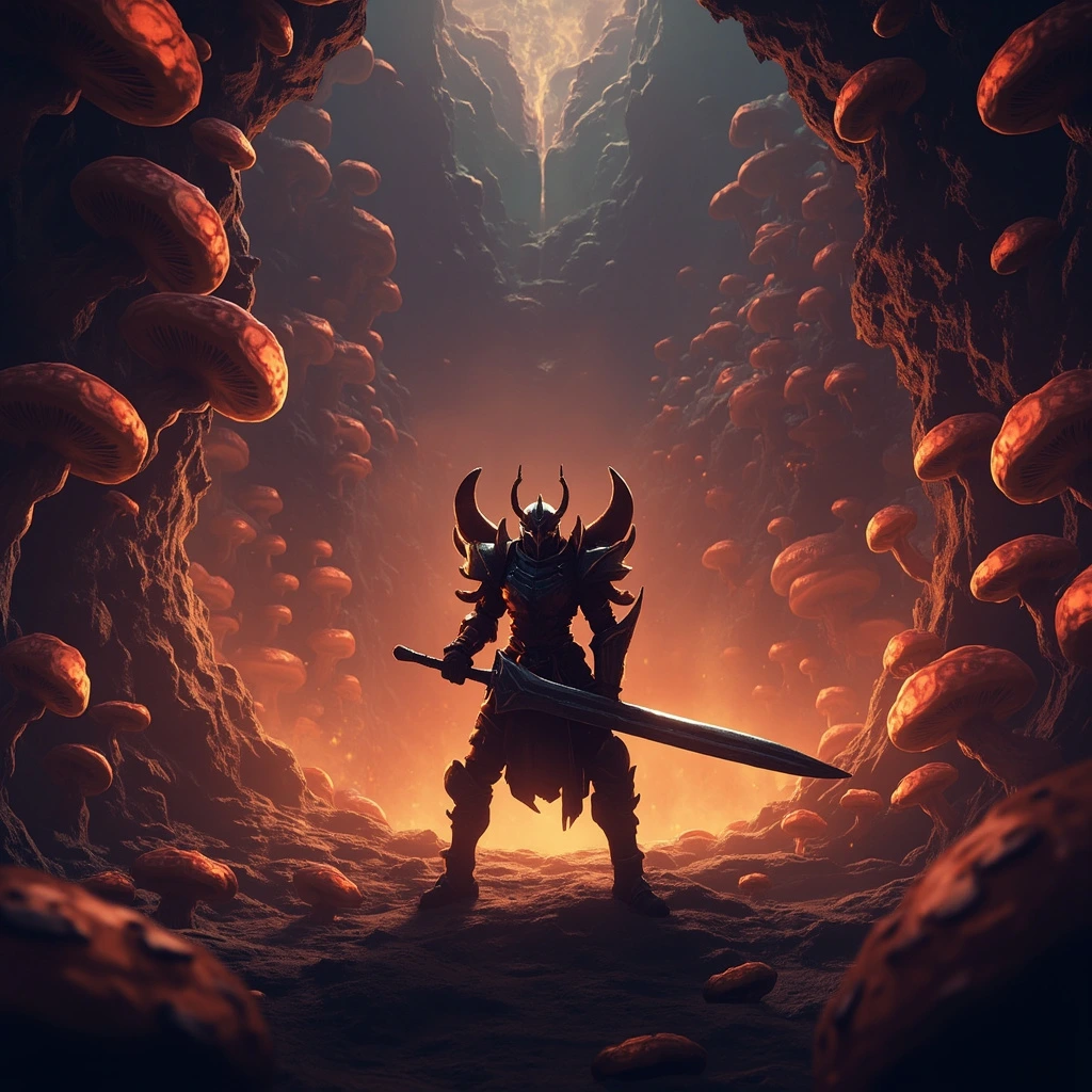 Hub artwork for an indie metroidvania